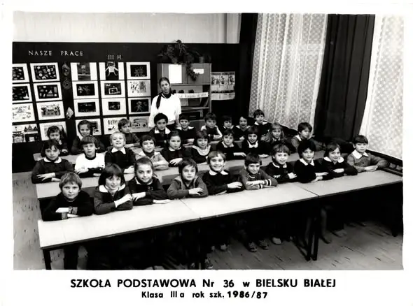 Szkoła Podstawowa nr 36 świętuje 40-lecie. Archiwalne zdjęcia klas III–VIII z roku 1986/1987