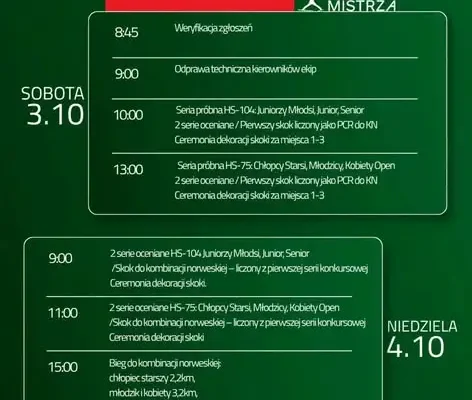 Szczyrk: weekend pełen skoków narciarskich na Skalite