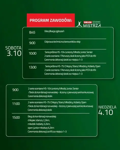 Szczyrk: weekend pełen skoków narciarskich na Skalite