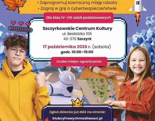 Bezpłatne warsztaty programowania i robotyki dla dzieci w Szczyrku
