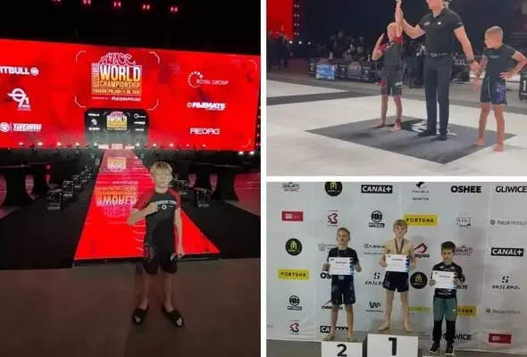 10-letni Wiktor z Jasienicy zdobył złoto w MMA w Gliwicach