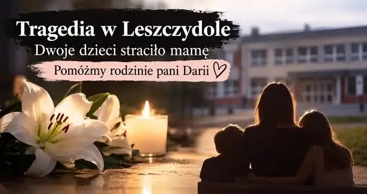 Zbiórka dla rodziny z Leszczydołu – dzieci straciły mamę