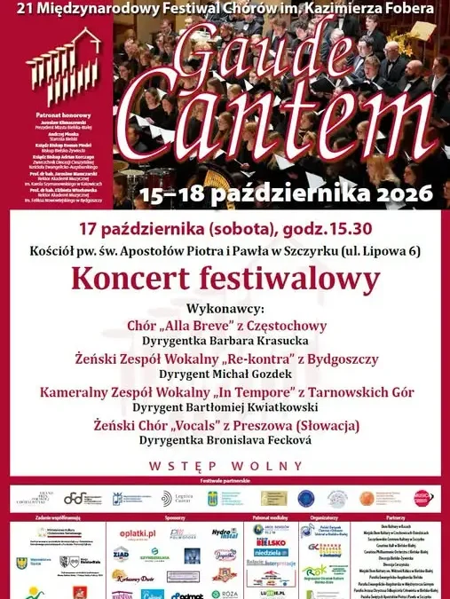Międzynarodowy Festiwal Chórów „Gaude Cantem” w Szczyrku – koncert już w sobotę