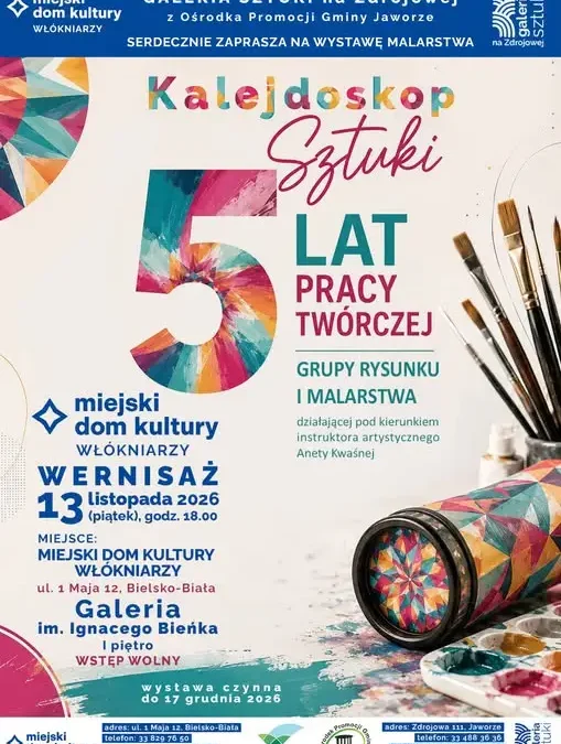 Jubileuszowa wystawa grupy Kalejdoskop Sztuki Jaworze w Bielsku-Białej