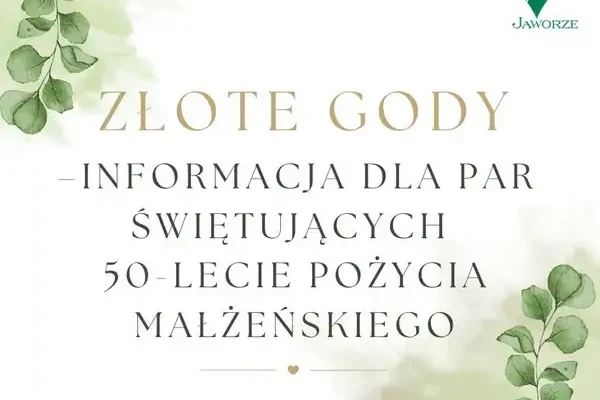 Gmina Jaworze czeka na medale za 50-lecie pożycia małżeńskiego