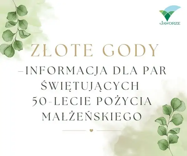 Gmina Jaworze czeka na medale za 50-lecie pożycia małżeńskiego