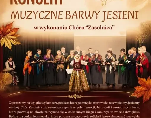 Kulturalny Piątek w Porąbce: koncert Chóru Zasolnica już 23 października