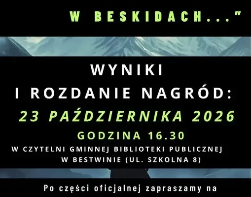 Wyniki konkursu literackiego w Bestwinie – spotkanie 23 października