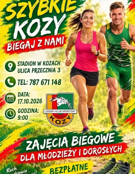 Sportowy start weekendu w Kozach – wspólny trening Szybkich Kóz