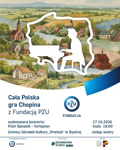 Recital Piotra Banasika w Bystrej – muzyka Chopina zgromadziła tłumy