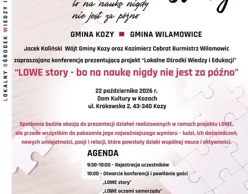 Konferencja „LOWE story” w Kozach – nauka przez całe życie