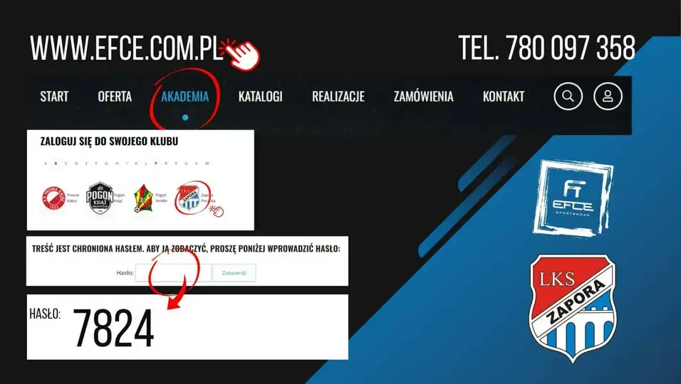 Zapora ma oficjalny sklep internetowy z odzieżą i gadżetami klubowymi