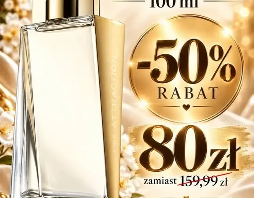 Avon Attraction 100 ml z 50% rabatem – tylko 80 zł!