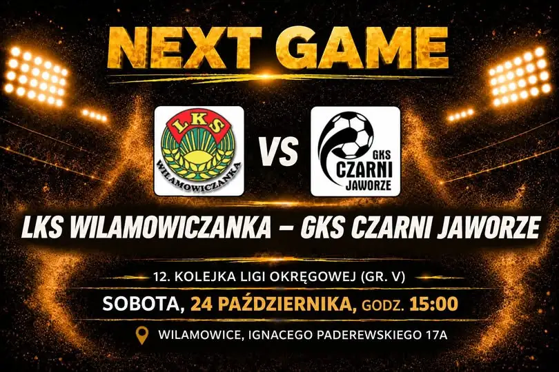 Czarni Jaworze przed wyjazdowym starciem z Wilamowiczanką Wilamowice