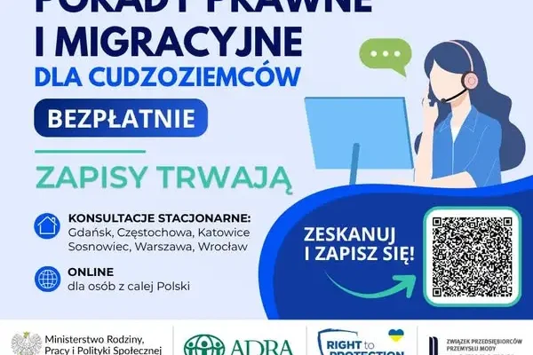 Bezpłatna pomoc prawna i migracyjna dla cudzoziemców w Polsce