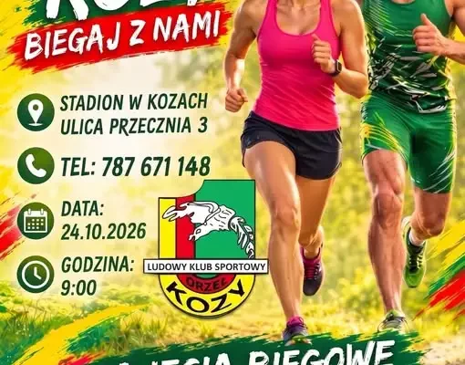 Szybkie Kozy zapraszają na sobotnie biegi na stadion w Kozach