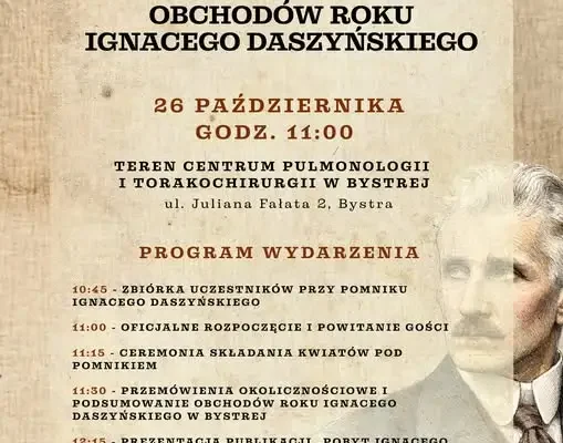 Finał Roku Ignacego Daszyńskiego w Bystrej – uroczystość 26 października