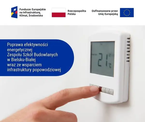 Bielsko-Biała termomodernizuje Zespół Szkół Budowlanych po powodzi z 2024 roku