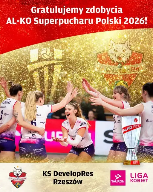 KS DevelopRes Rzeszów z Superpucharem Polski siatkarek