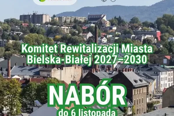 Bielsko-Biała szuka mieszkańców do Komitetu Rewitalizacji na lata 2027–2030