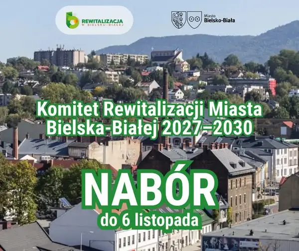 Bielsko-Biała szuka mieszkańców do Komitetu Rewitalizacji na lata 2027–2030