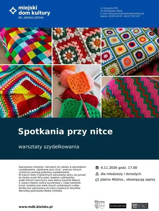 Warsztaty szydełkowania w MDK Bielsko-Biała – zapisy trwają
