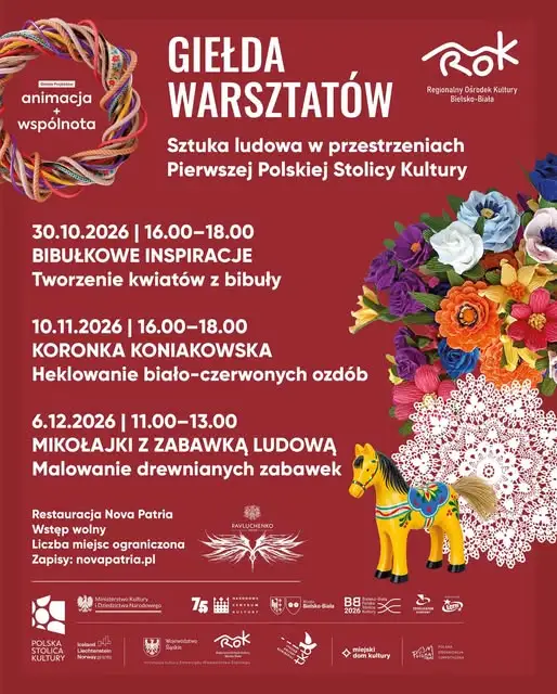 Giełda Warsztatów w Bielsku-Białej – sztuka ludowa dla każdego