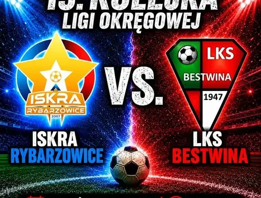 LKS Bestwina zagra w Godziszce z Iskrą Rybarzowice w 13. kolejce ligi okręgowej